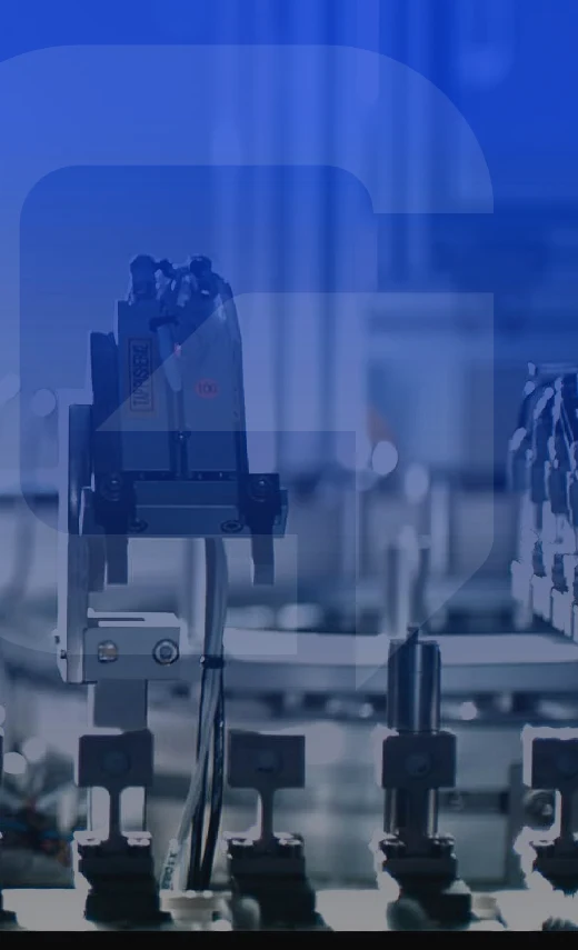 Robotergreifer in der Great-Power-Fertigung